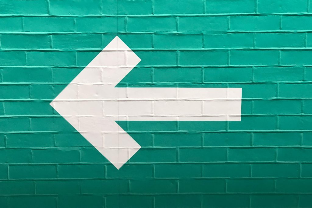 Left arrow